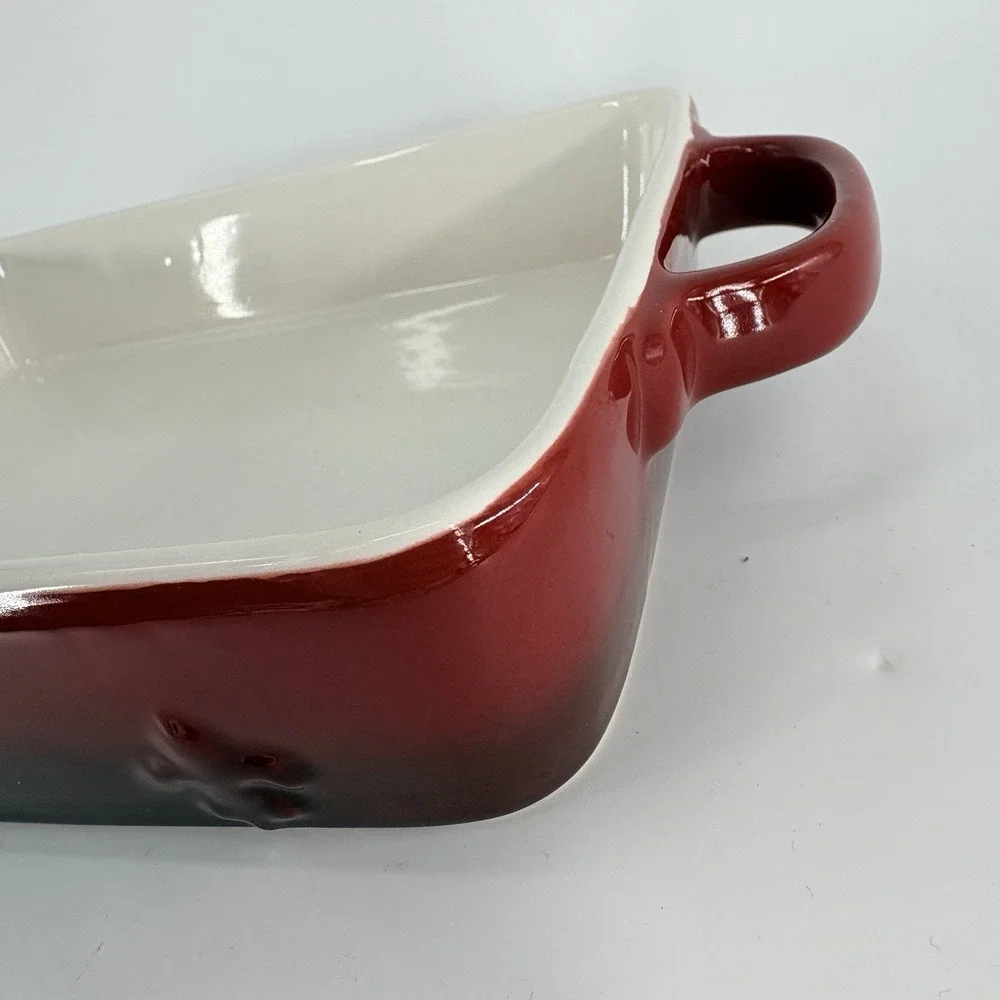 Sur La Table La Marque 84 Rectangle Red Ceramic‎ Baking Dish 11 X 8